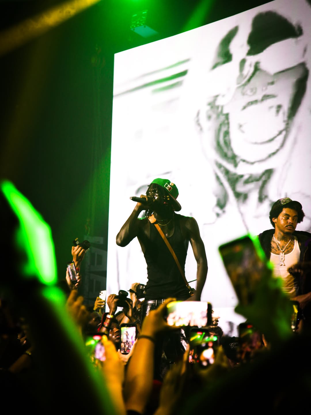 Photos of @tezzus @p3ezy @yungfazo @southsidesilhouette at Tezzus show in Los Angeles Thank you @avantegardian