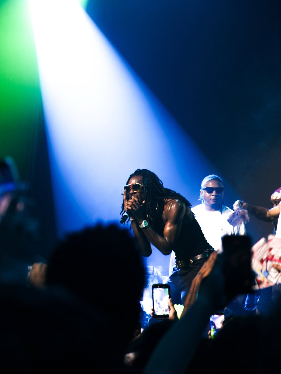 Photos of @tezzus @p3ezy @yungfazo @southsidesilhouette at Tezzus show in Los Angeles Thank you @avantegardian