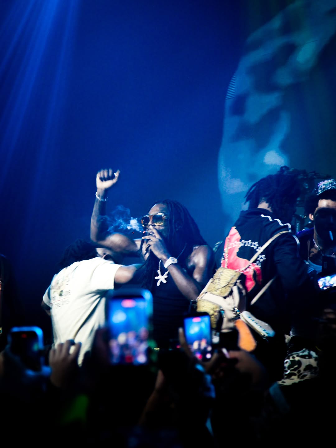 Photos of @tezzus @p3ezy @yungfazo @southsidesilhouette at Tezzus show in Los Angeles Thank you @avantegardian