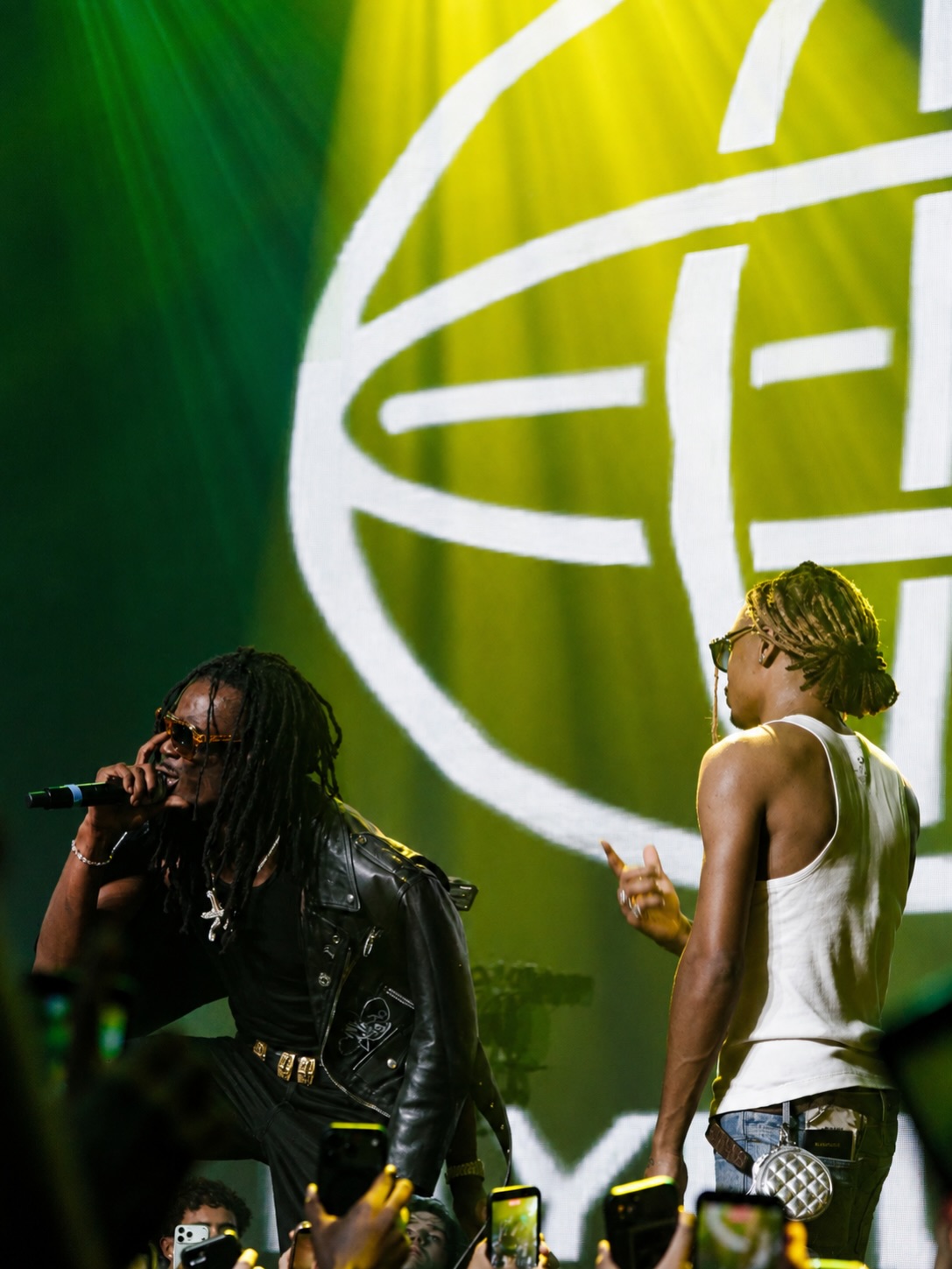 @p3ezy and @tezzus in LA with ØWAY special guests like Skaiwater, Jaden Smith, Che, Bleood, Feng. The Mayan, L