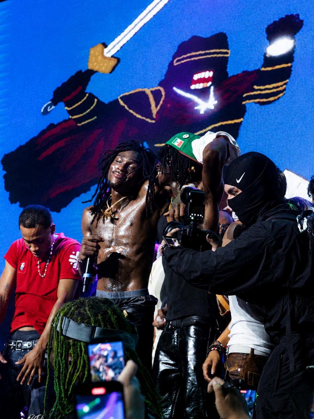 @p3ezy and @tezzus in LA with ØWAY special guests like Skaiwater, Jaden Smith, Che, Bleood, Feng. The Mayan, L